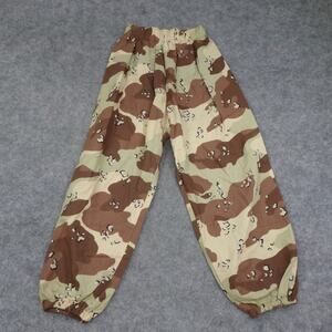 SKIDZ Pants Mens Small Brown Camo‎ Print 90s Grunge Skater Drawstring Lounge B
